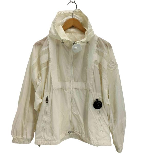 MONCLER(モンクレール) ALDHIBA アルディバ テープデザインナイロンジャケット レディース 表記無 【中古】【ブランド古着バズストア】 MONCLER（モンクレール） ALDHIBA アルディバ テープデザインナイロン