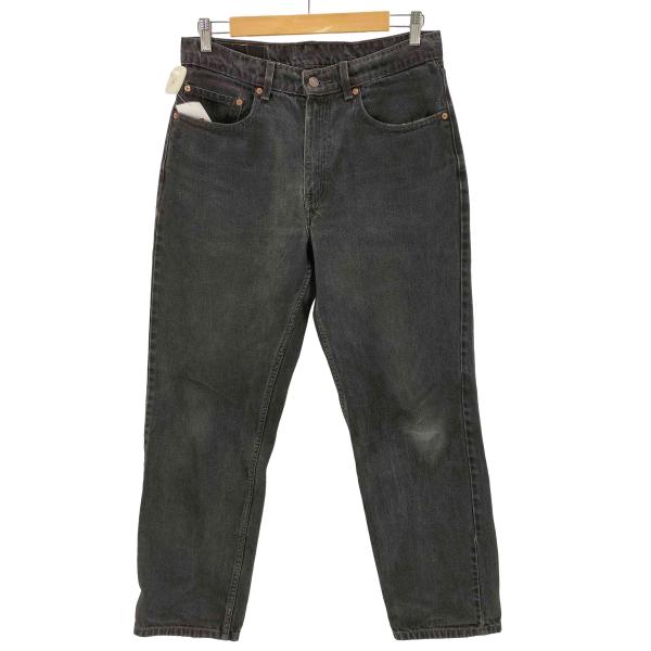 【リーバイス】ブラックデニム　550 ジーパン　36×32 90s USA製　j リーバイス】ブラックデニム 550 ジーパン 36×32 90s USA製 j