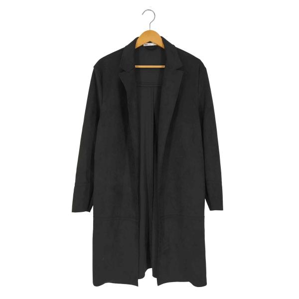 02T519☆ ZARA フェイクスエード ロングコート ガウン アウター 春秋 Zara スエード コート フェイクスエード スエード風 - メルカリ