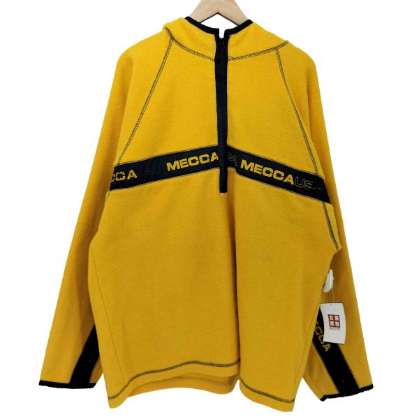 mecca(メッカ) 90S フリース ハーフジップ フーデッドプルオーバー