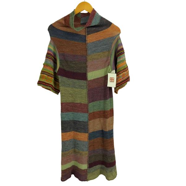 プーさんのママ　佐藤繊維　M.&kyoko半袖　チュニックワンピース 新品 プーさんのママ 佐藤繊維 M.&kyoko半袖 チュニックワンピース