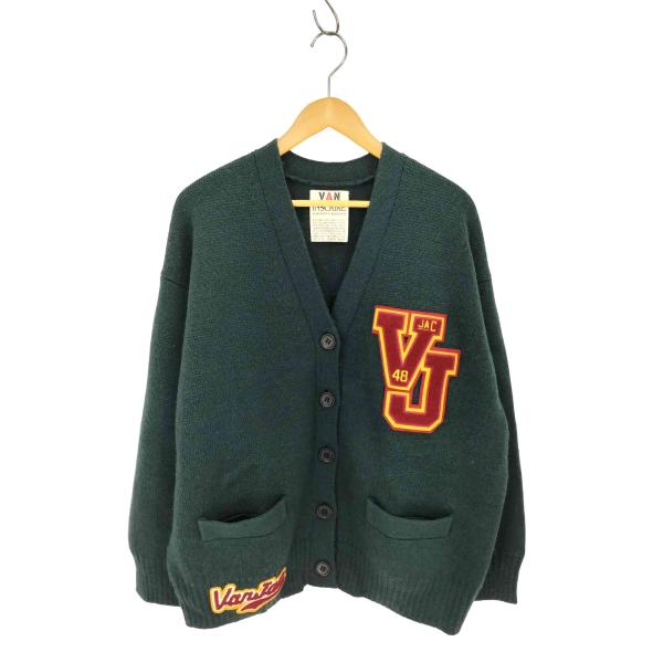 VAN レタードカーディガン VANJAC 美品 INSCRIRE INSCRIRE(アンスクリア) VAN LETTERD CARDIGAN