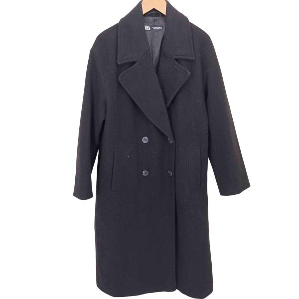 カーキ　オリーブ ダブルブレスト チェスターコート　ZARA ZARA - 【新品・未使用】ZARA ダブルブレストコート カーキの