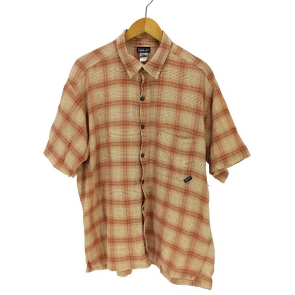 patagonia(パタゴニア) 00s ORGANIC COTTON オープンカラーオンブレチェックシャツ メンズ import：L 【中古】【ブランド古着バズストア】 patagonia patagonia(パタゴニア) 00s ORGANIC COTTON オープンカラー