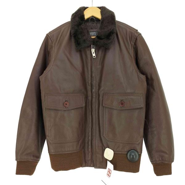 HORN WORKS(ホーンワークス) 本革 G-1フライトジャケット メンズ L