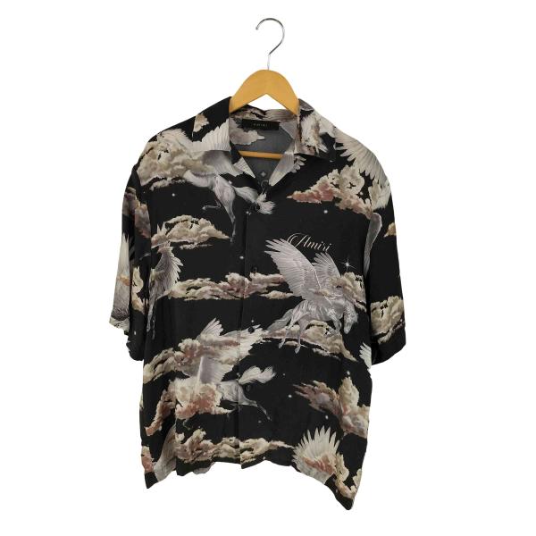 AMIRI(アミリ) All Over Pegasus Bowling Shirt ペガサス ボウリングシャツ メンズ import：L 【中古】【ブランド古着バズストア】 AMIRI（アミリ） All Over Pegasus Bowling Shirt ペガサス ボウリング