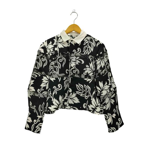 sacai（サカイ） Floral Print Rugby Shirt フローラルプリント