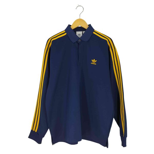 【完売品 美品】アディダスオリジナルス クラシック 長袖ポロシャツ 2XL adidas adidas(アディダス) アディカラー クラシック 長袖