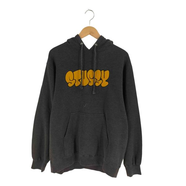 Old Stussy/裏起毛/フーディー/ロゴワッペン STUSSY Stussy(ステューシー) 90s USA製 ロゴワッペン プル