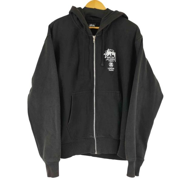 STUSSY Stussy(ステューシー) WORLD TOUR ZIP HOOD メンズ JPN