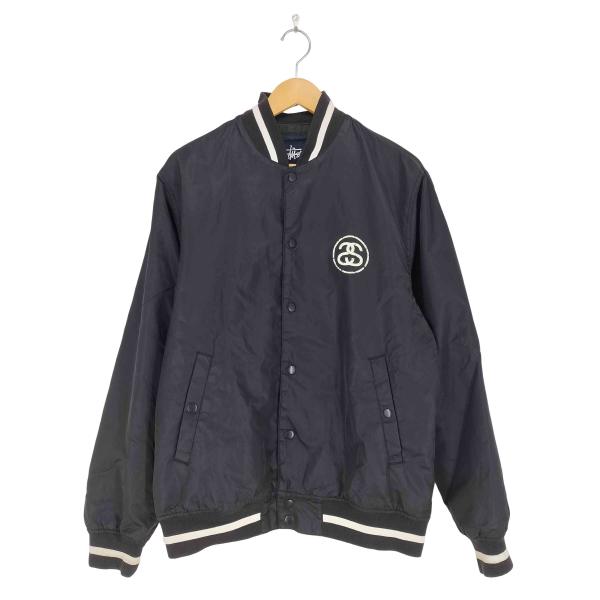 【人気コラボ】ステューシー×チャンピオン　バックアーチパイルロゴ　スタジャン 人気コラボ】ステューシー×チャンピオン バックアーチパイルロゴ
