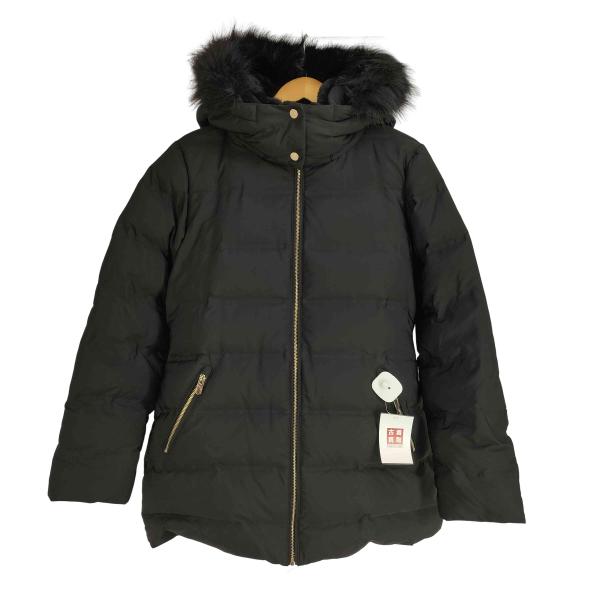 極美品✨ZARAザラ ダウンコートレディースフード L ブラウン ZARA】防水防風フード付きベルト付きダウンジャケット8073/230