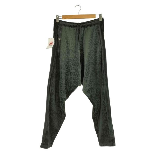 PUMA(プーマ) レオパード ベロア サルエルパンツ メンズ  S【中古】【ブランド古着バズストア】 PUMA（プーマ） レオパード ベロア サルエルパンツ メンズ S 中古 古着