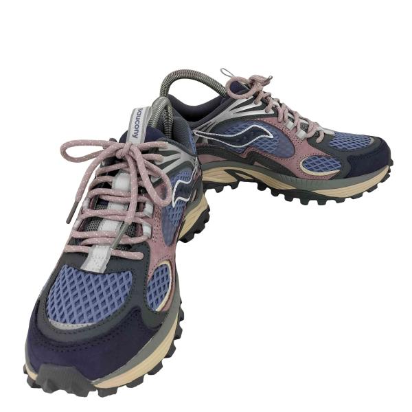 SAUCONY(サッカニー) GRID AURA X BLUE/MULTI メンズ  7【中古】【ブランド古着バズストア】 Saucony（サッカニー） GRID AURA X BLUE/MULTI メンズ 7 中古 古着