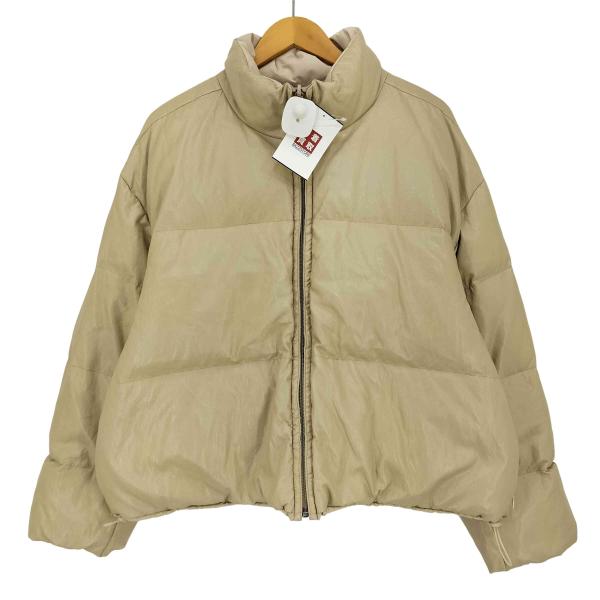 amomento(アモーメント) FLOWER DOWN コーティング ダウンジャケット メンズ import：M 【中古】【ブランド古着バズストア】 AMOMENTO（アモーメント） FLOWER DOWN コーティング ダウンジャケット