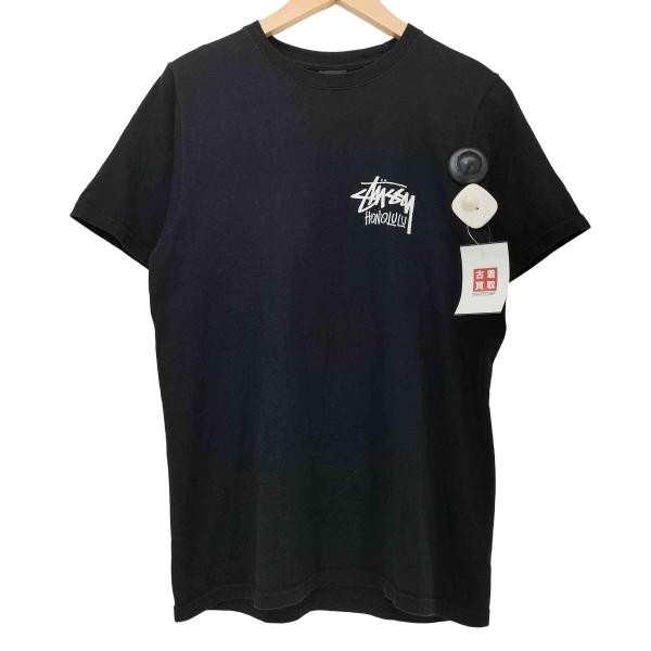 Stussy(ステューシー) HONOLULU フロントロゴプリント S/S  Tシャツ メンズ import：S 【中古】【ブランド古着バズストア】 STUSSY（ステューシー） HONOLULU フロントロゴプリント S/S Tシャツ