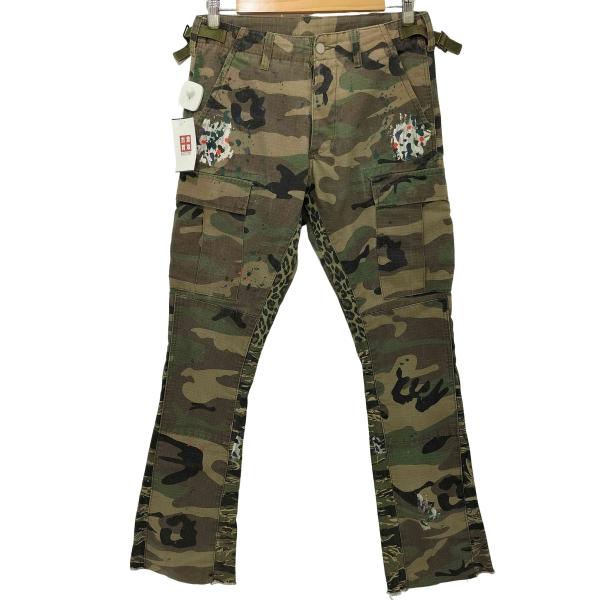 mnml（ミニマル） CONTRAST BOOTCUT CARGO PANTS メンズ 28 中古 古着