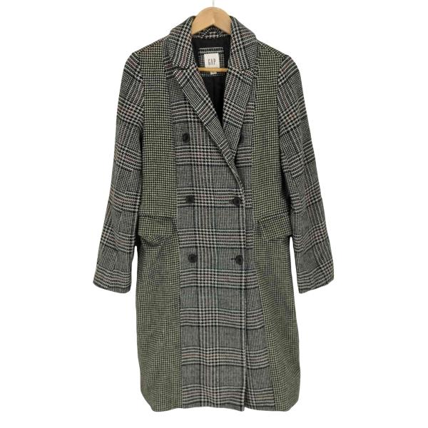 Gap(ギャップ) 千鳥格子 切り替えチェスターコート レディース import：XS 【中古】【ブランド古着バズストア】 bazzstore_1139184804209