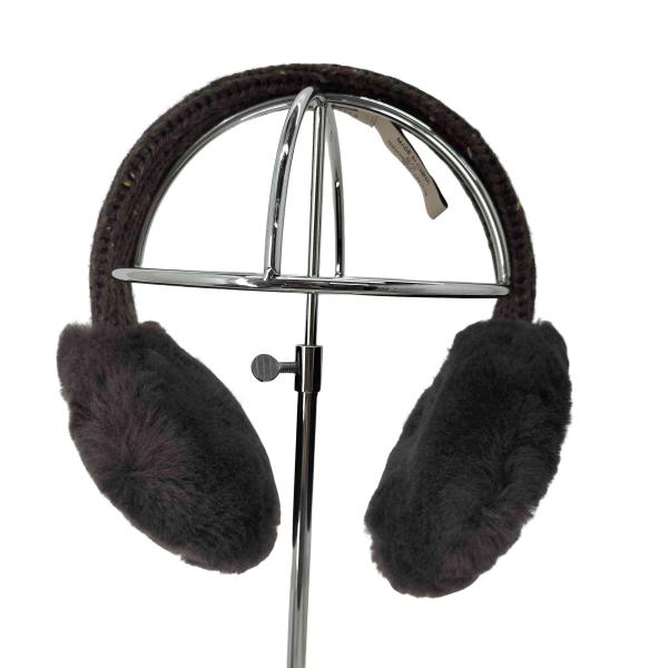 UGG（アグ） ケーブルニット ファー イヤーマフ ヘッドホン機能付