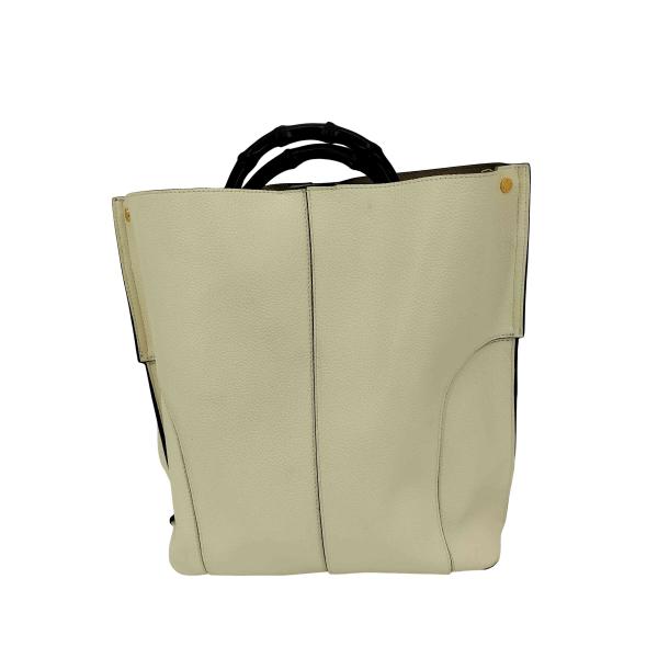 ROPE(ロペ) EPOR BAMBOO BAG シュリンクレザーバンブーハンドル レディース 表記無 【中古】【ブランド古着バズストア】 ROPE'（ロペ） ROPE(ロペ) EPOR BAMBOO BAG シュリンクレザーバンブー