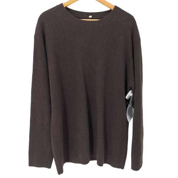 MUJI labo(ムジラボ) 自然のまんまの色 ヤククルーネック