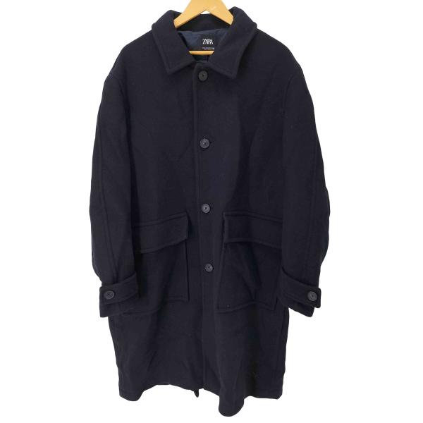 ZARA（ザラ） ウールブレンド フェルト テクスチャーコート メンズ