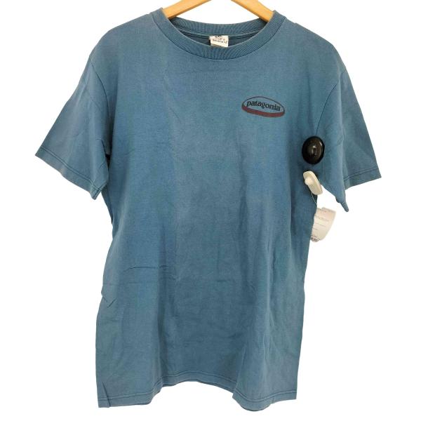 patagonia(パタゴニア) 90s USA製 BENEFICIAL ベネフィシャル オーバルロゴ クルーネックTシャツ メンズ JPN：S 【中古】【ブランド古着バズストア】 patagonia（パタゴニア） 90s USA製 BENEFICIAL ベネフィシャル