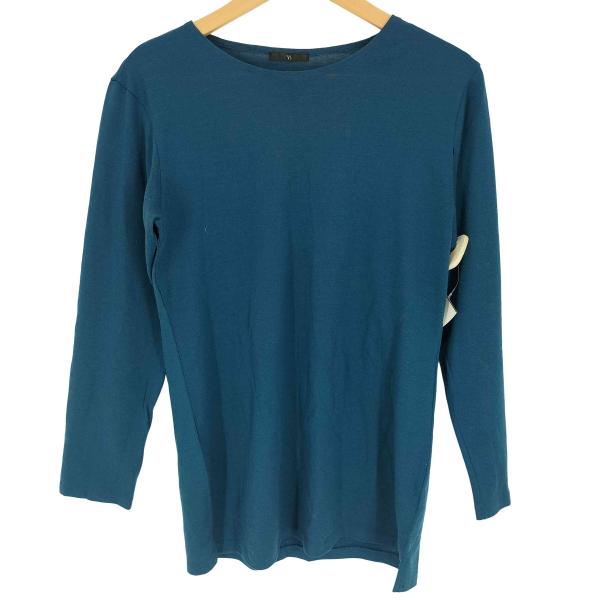 Ys(ワイズ) ボートネック ウール ニット L/S カットソー ロンT メンズ 表記無  中古 古着 0228