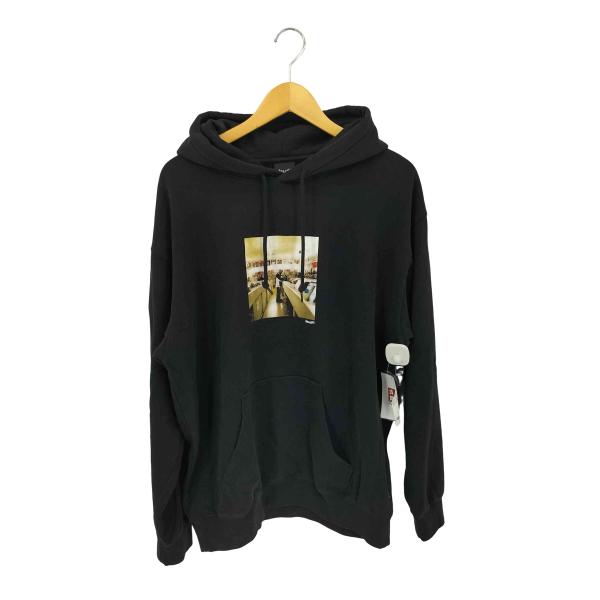 HUF(ハフ) DILLA DIGGIN PO WASHED HOODIE プリント パーカー メンズ import：L 【中古】【ブランド古着バズストア】 HUF（ハフ） DILLA DIGGIN PO WASHED HOODIE プリント パーカー メンズ