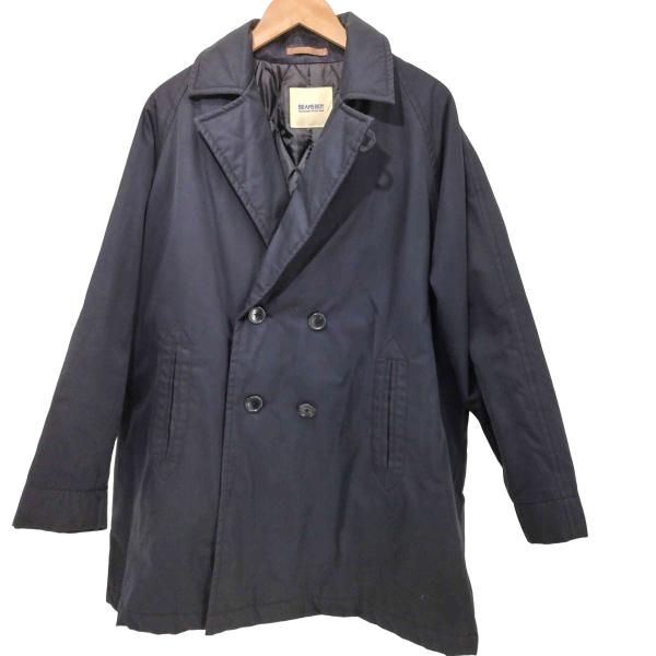 BEAMS BOY（ビームス ボーイ） ギャバ中綿ダブルコート レディース