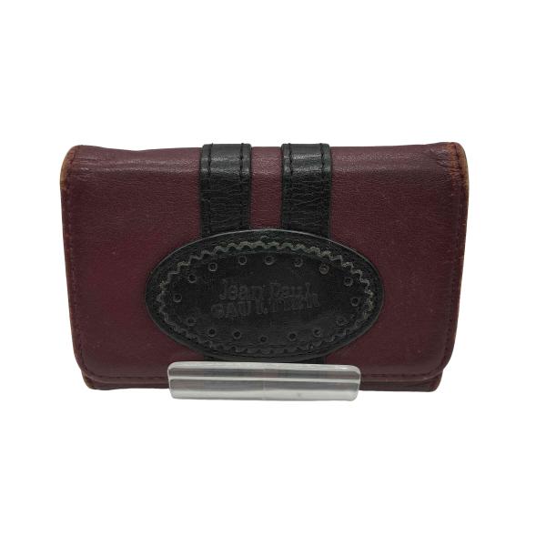 【美品】Jean Paul GAULTIER　キーケース　未使用級 ジャンポールゴルチエJean Paul GAULTIER メタルプレートキーケース 黒