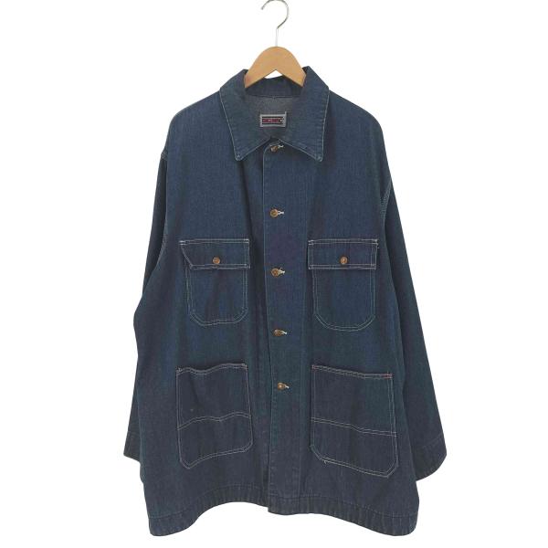 BIG MAC(ビッグマック) 80S ビックサイズ 4ポケット デニムカバーオール メンズ 表記無 【中古】【ブランド古着バズストア】 BIG MAC（ビッグマック） 80S ビックサイズ 4ポケット デニム