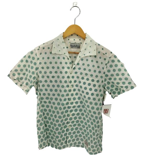 WACKO MARIA(ワコマリア) THE GUILTY PARTIES ドッド柄 半袖シャツ メンズ JPN：XS 【中古】【ブランド古着バズストア】 WACKO MARIA（ワコマリア） THE GUILTY PARTIES ドッド柄 半袖シャツ