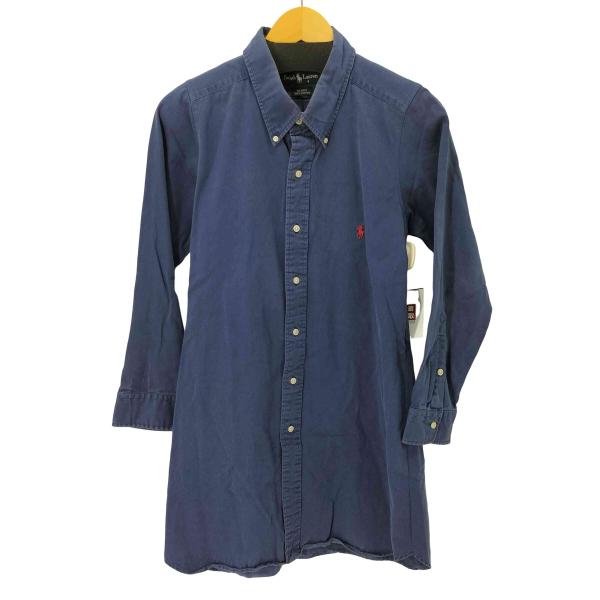 良品　ラルフローレン　デニムシャツ S ブルー系　BLAIRE ポニー刺繍 RALPH LAUREN(ラルフローレン) BLAIRE ポニー刺繍 ボタンダウン シャツ