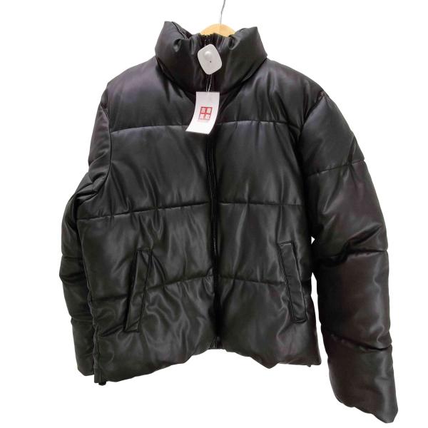 ZARA（ザラ） FAKE LEATHER PUFF JACKET 中綿 フェイクレザー パフ