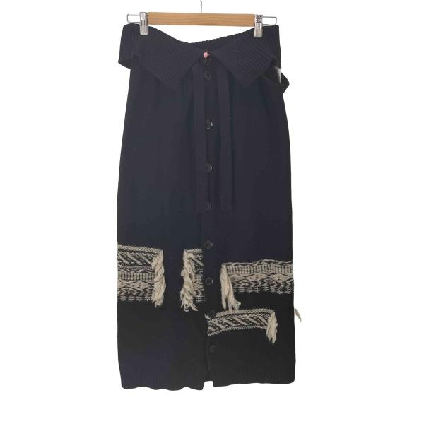 Ys(ワイズ) 25SS Jacquard Skirt ニットスカート レディース JPN：2  中古 古着 0228