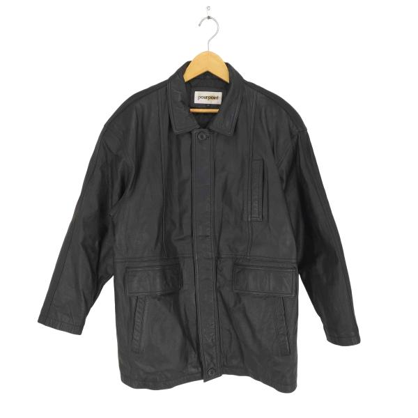 USED古着(ユーズドフルギ) pourpoint レザーハーフコート メンズ USED古着(ユーズドフルギ) pourpoint レザーハーフコート メンズ JPN