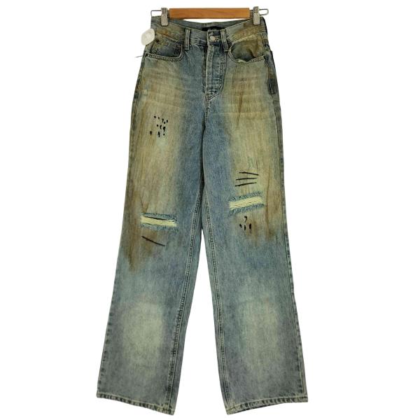 USED古着(ユーズドフルギ) {{BANGON}} ダメージ加工デザインデニム