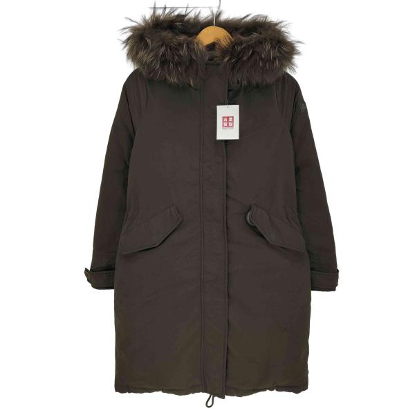 USED古着(ユーズドフルギ) {{HETREGO}} MR QUEEN ラクーン ラビットファー付 ダウンモッズ コート レディース JPN：38 【中古】【ブランド古着バズストア】 USED古着(ユーズドフルギ) {{HETREGO}} MR QUEEN ラクーン ラビット