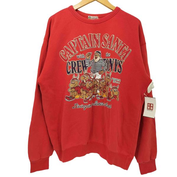 CAPTAIN SANTA SANTA(キャプテンサンタ) フロントプリントクルーネック