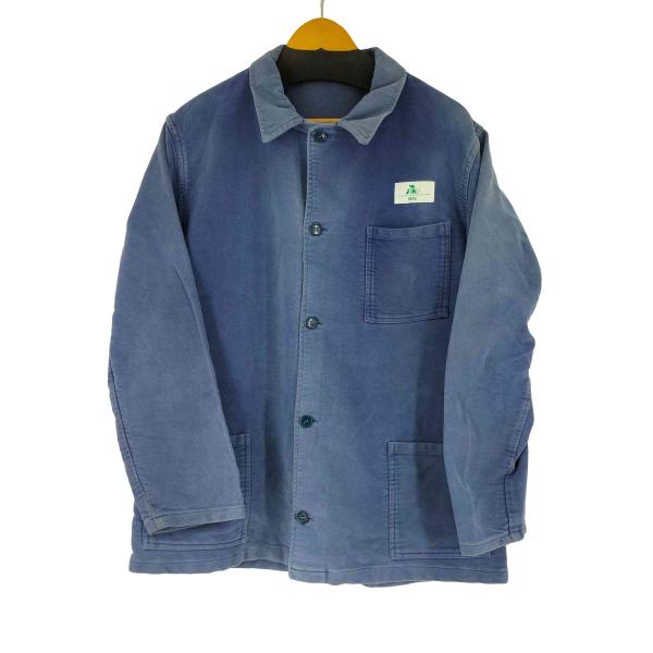 USED古着(ユーズドフルギ) ユーロワーク 70-80S モールスキン カバーオール メンズ 表記無 【中古】【ブランド古着バズストア】 USED古着(ユーズドフルギ) ユーロワーク 70-80S モールスキン