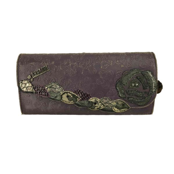 ANNA SUI(アナスイ) 薔薇 蝶 長財布 レディース 表記無  中古 古着 0850