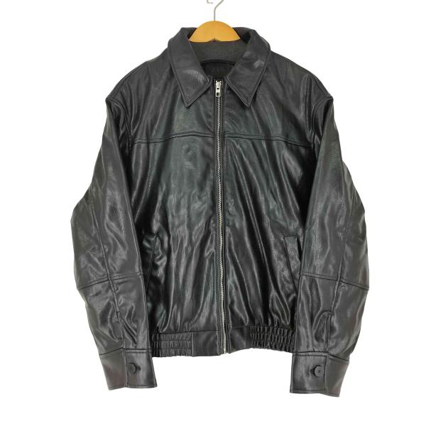 ZARA（ザラ） フェイクレザーボンバージャケット メンズ import：S