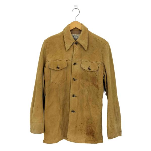 L.L.Bean（エルエルビーン） 70s 筆記体タグ スエード レザー シャツ