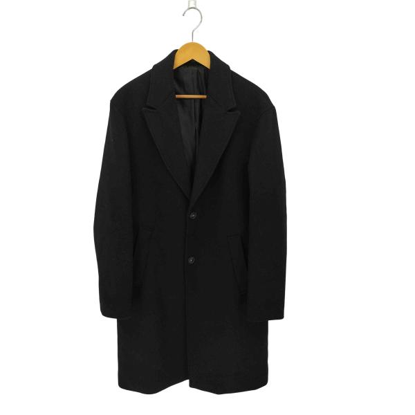 セール品☆ザラ ZARA ウール混紡チェスターコート豹柄 ３ボタン モノトーン ZARA（ザラ） ウール フロントボタン チェスターコート メンズ import