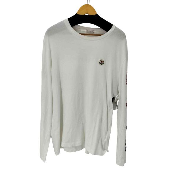 MONCLER(モンクレール) マルチカラーロゴTシャツ メンズ import：XL 【中古】【ブランド古着バズストア】 MONCLER（モンクレール） マルチカラーロゴTシャツ メンズ import：XL