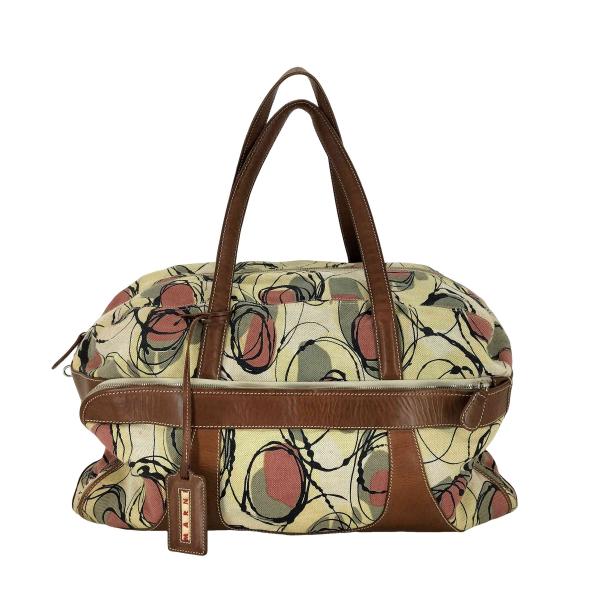 MARNI(マルニ) 総柄ボストンバッグ メンズ 表記無 【中古】【ブランド古着バズストア】 MARNI（マルニ） 総柄ボストンバッグ メンズ 表記無 中古 古着 0744