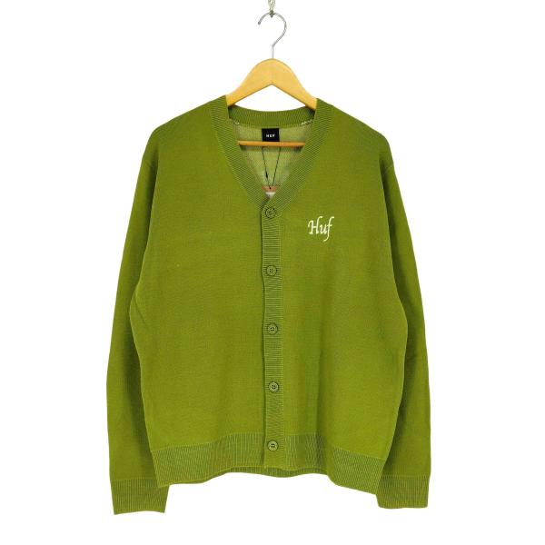 HUF（ハフ） Total Eclipse Cardigan Moss メンズ import：M 中古 古着