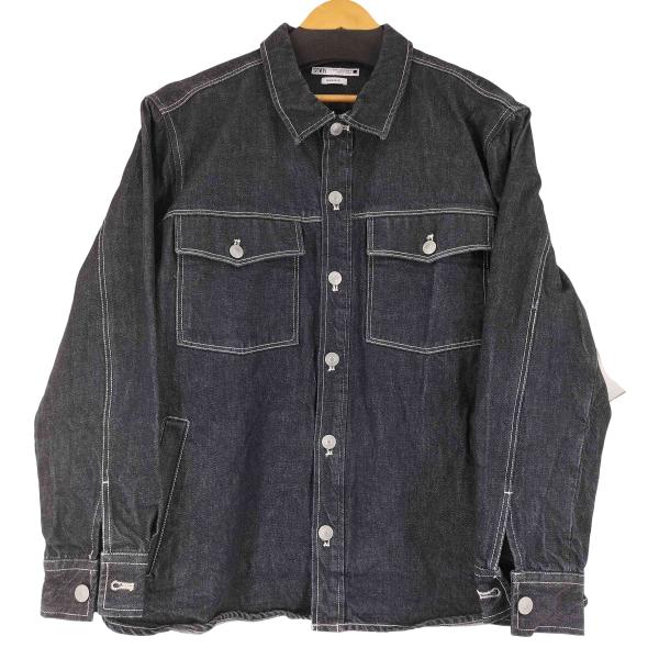 ZARA デニムジャケット　XL ZARA（ザラ） デニムシャツジャケット メンズ import：XL 中古 古着