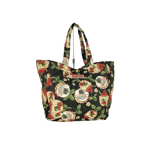 ピンクハウス 長袖パジャマ トートバッグ いちご柄 M 3点セット イチゴ PINK HOUSE（ピンクハウス） イチゴ キルティング トートバッグ